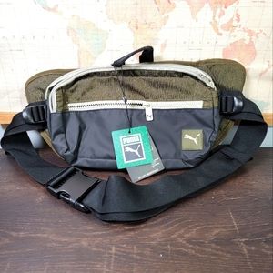 BRAND NEW Puma Utility Waistpack In Olive/ Black